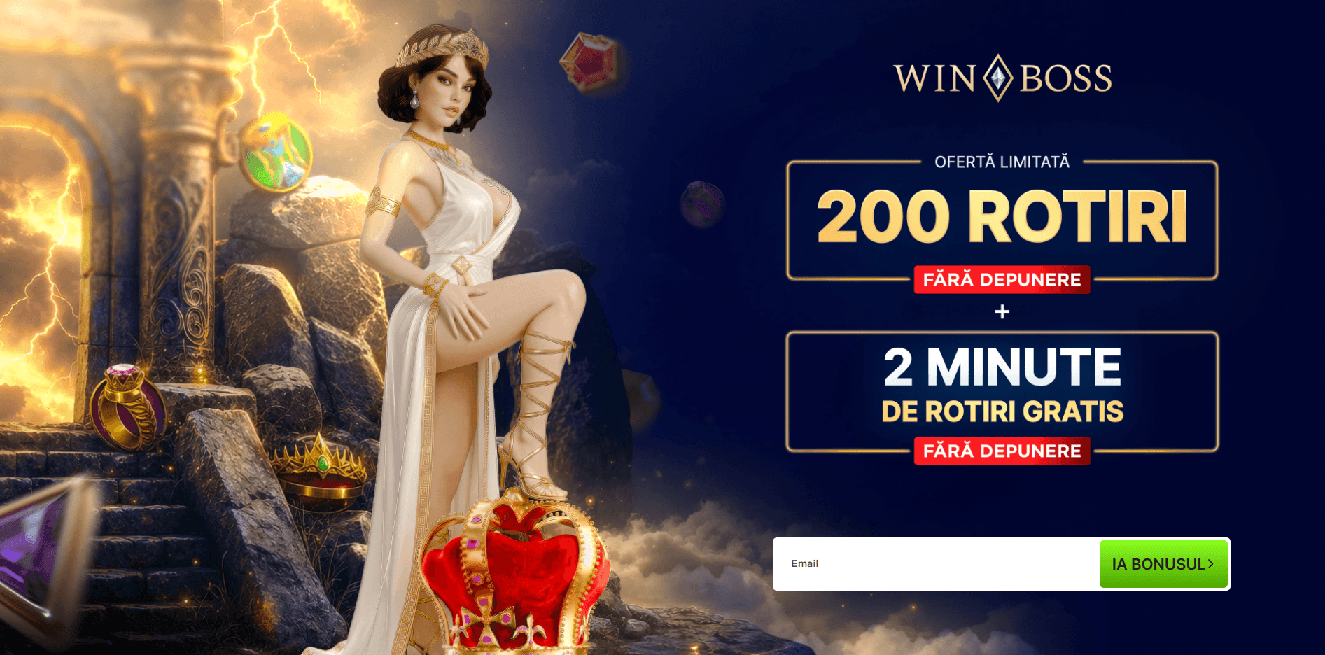 winboss 200 rotiri gratuite fara depunere