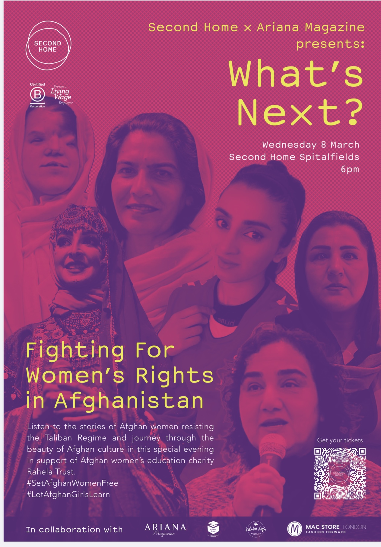 ‘What’s Next? Fighting For Women’s Rights in Afghanistan’ at Second