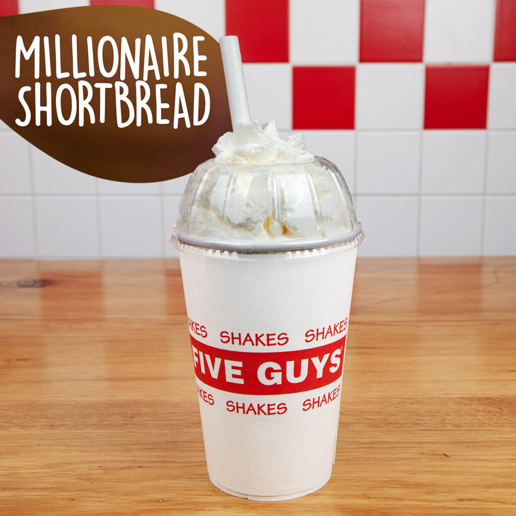 Five Guys Release New Dessert Shakes ON IN LONDON