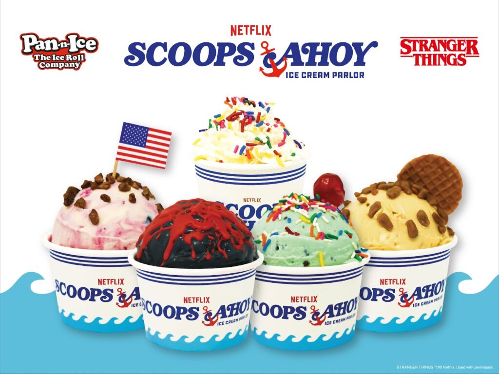 PannIce Launches Scoops Ahoy Ice Cream to Celebrate Stranger Things Day With Parlours & UK Ice