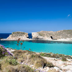 Mediterranean sea from Gozo