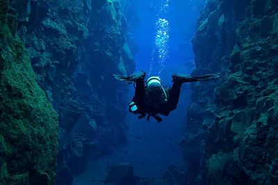 Silfra fissure, Iceland