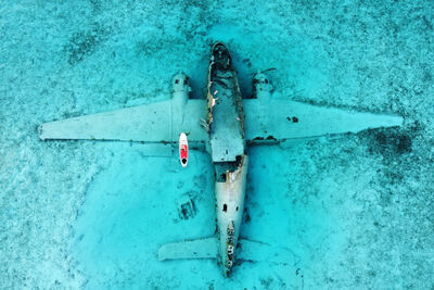 plane wreck in the Bahamas