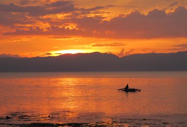 Picture of Kasai village sunset