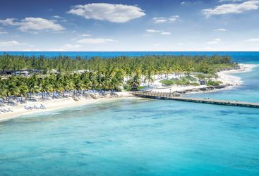 Aerial view of Grand Turk