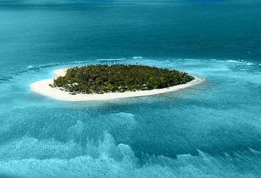 Fiji island aerial