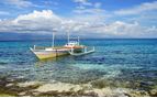 Boat by the shore, Apo Island