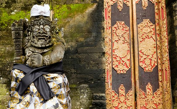 Balinese temple statue