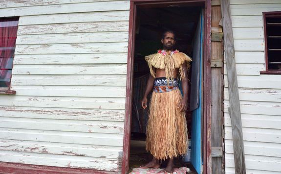 fijian man dressed