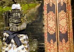 Balinese temple statue