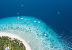 bohol island aerial