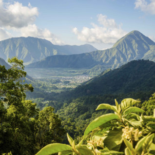 Mountain Scenery in Indonesia