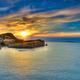 Sunset in Corfu