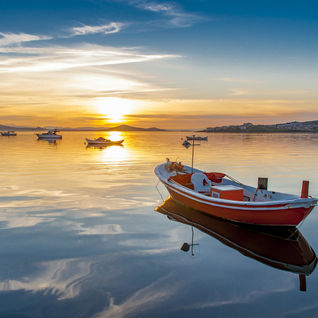 Aegean Sea fishing boats