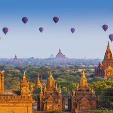 Hot Air Balloons in Bagan
