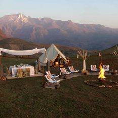 secret glamping camp
