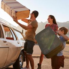 family road trip luggage