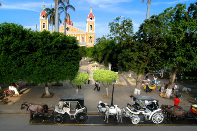 View across Granada, Nicaragua