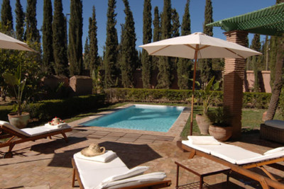 The pool at Dar Zemora