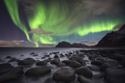 Northern lights in the Arctic circle