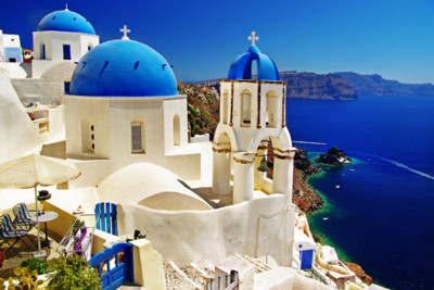 Blue Domed Churches, Santorini