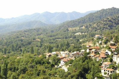 View across the Troodos Mountains