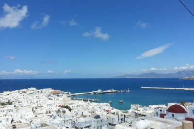 view of town
