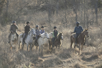 horse back safari for families in safa