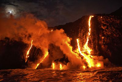 Volcano eruption in Hawaii