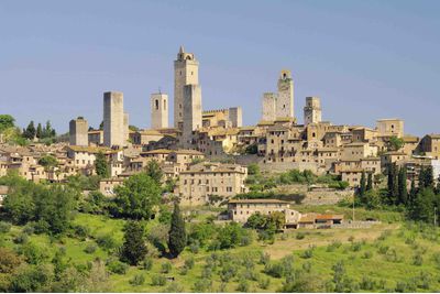Tuscany village view