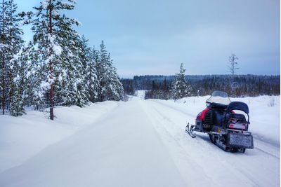 Snowmobiling in Sweden