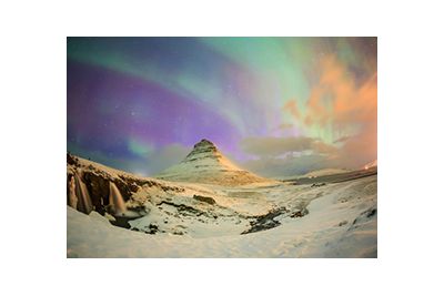 iceland mountain and sky