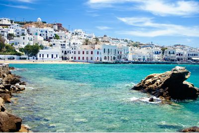 mykonos beach town