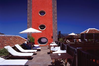 San Roque roof terrace with sun loungers