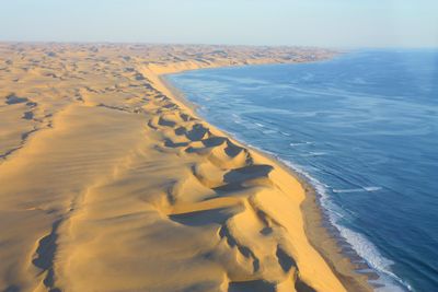 flying over the skeleton coast