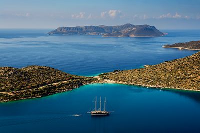 gulet boat in Turkey's ocean