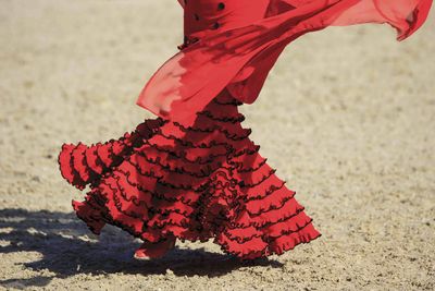 Flamenco dancing