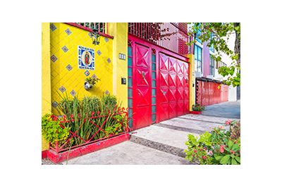 colourful mexico city