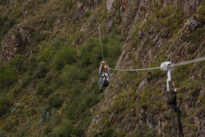 ziplining