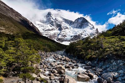 torres del paine river