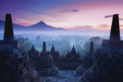 indonesia borobudur sunrise