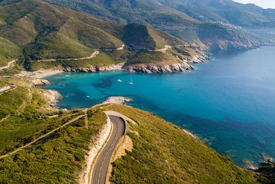 Corsica coastal road