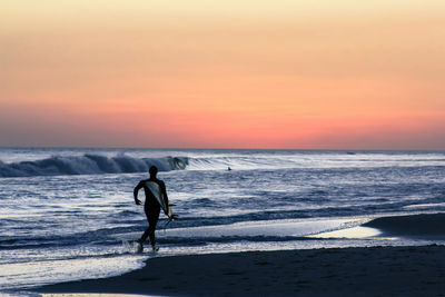 Surfer at Sunset