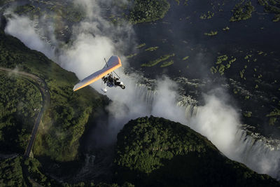 Paragliding over Victoria Falls