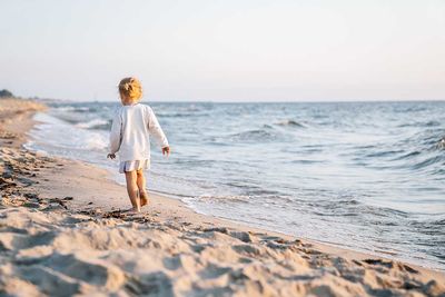 Italy beach toddler