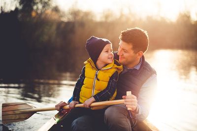 Father Son Boat Family Sabbatical