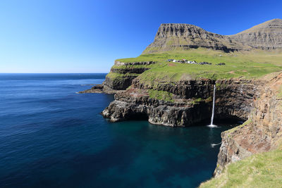 Waterfall Faroe Islands