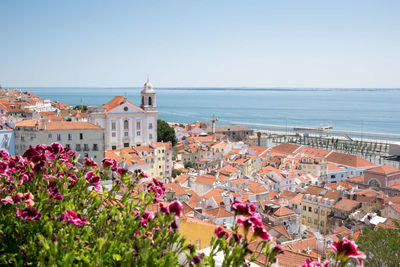 old town skyline lisbon