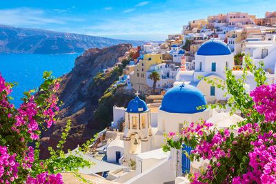 santorini cyclades greece