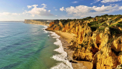 Clifftop coastline